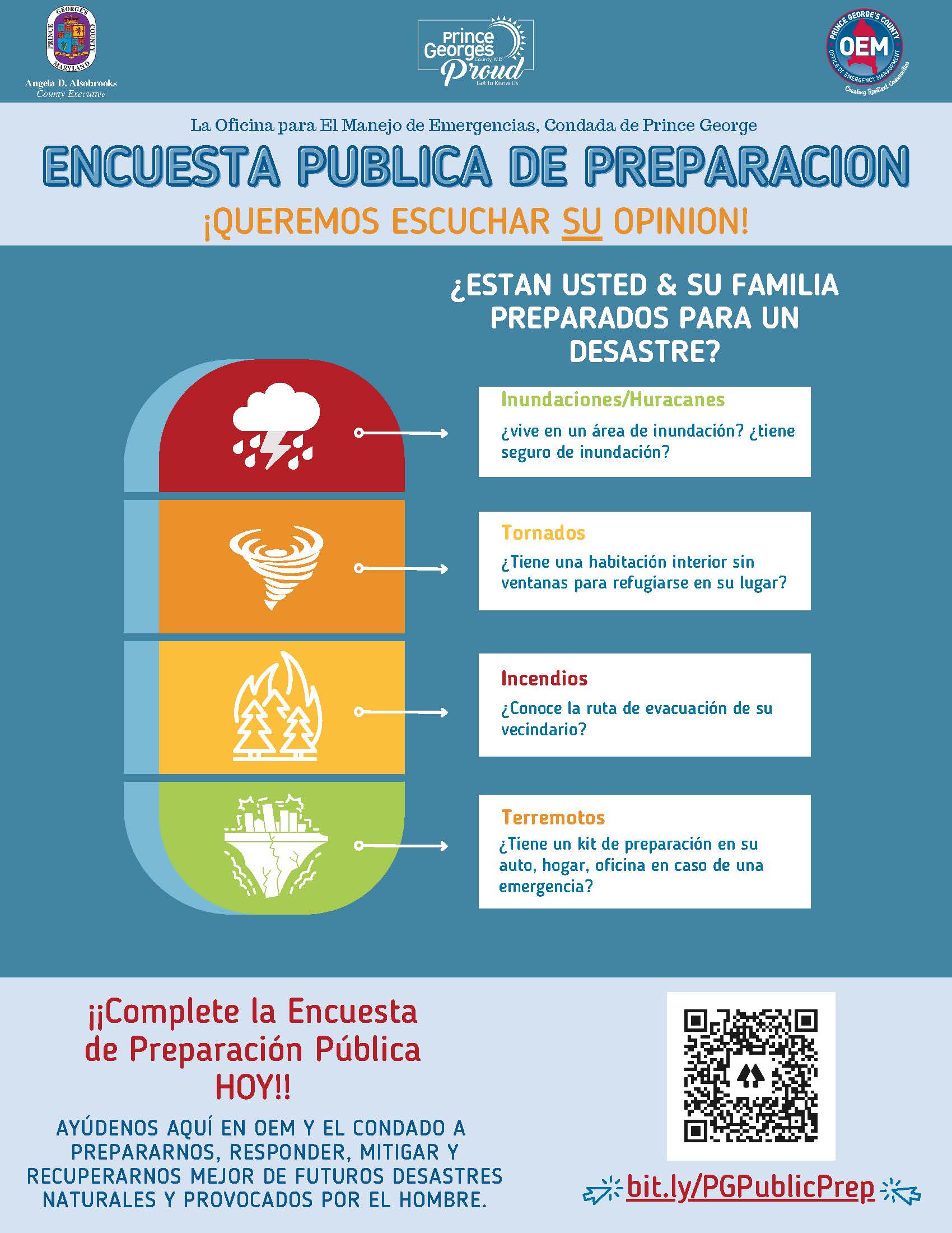Public Preparedness Survey Flyer_Spanish